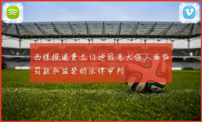 西媒报道费兰门迪因恶犬伤人面临罚款和监禁的法律审判